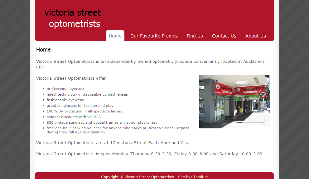 Victoria Street Optometrists (TotalNet)