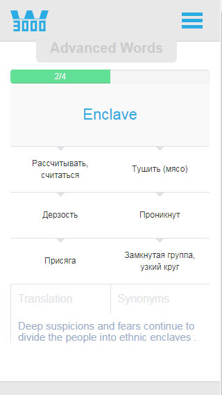 Mobile view
