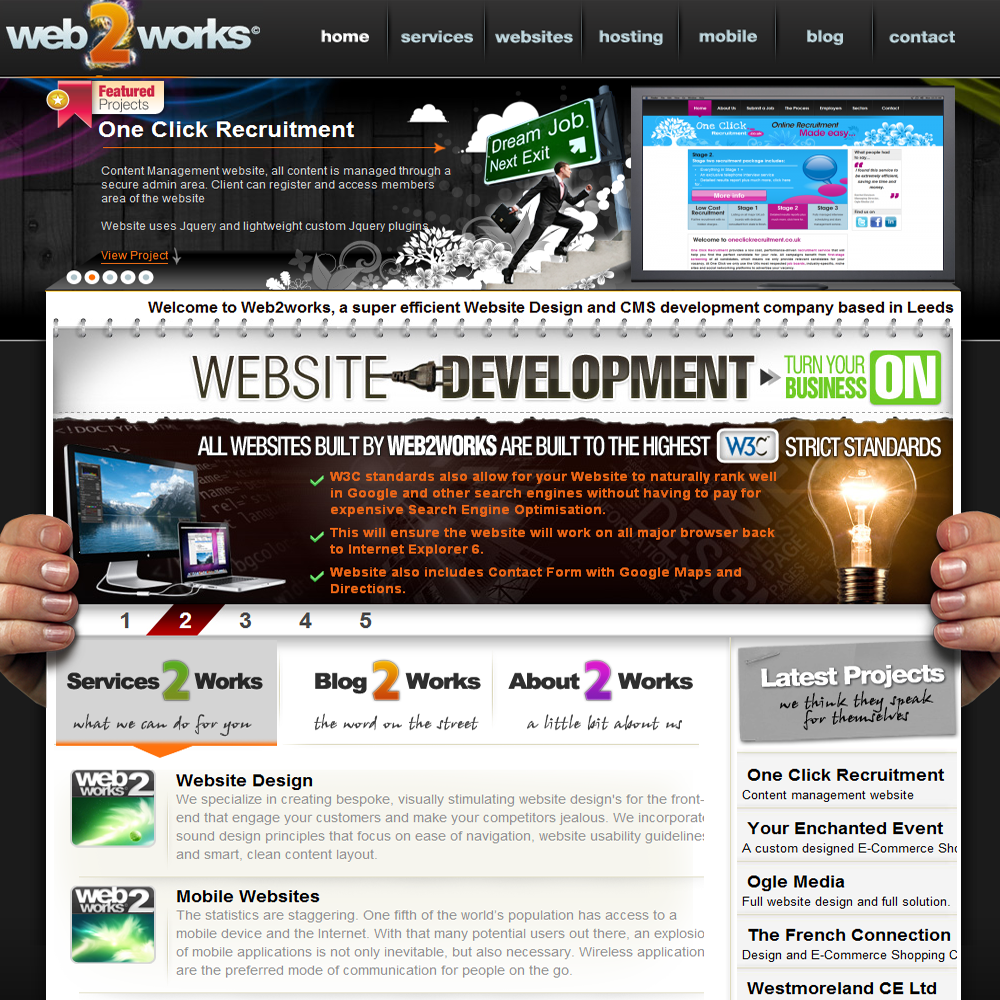 Web2Works - making silverstripe websites look good (web2works)