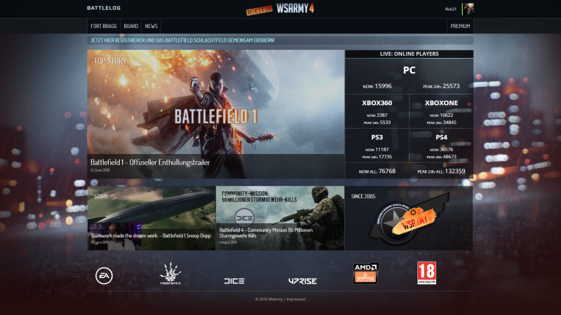 WsArmy Online Gaming Clan (pixelparker)