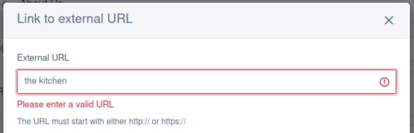 URL field screen shot