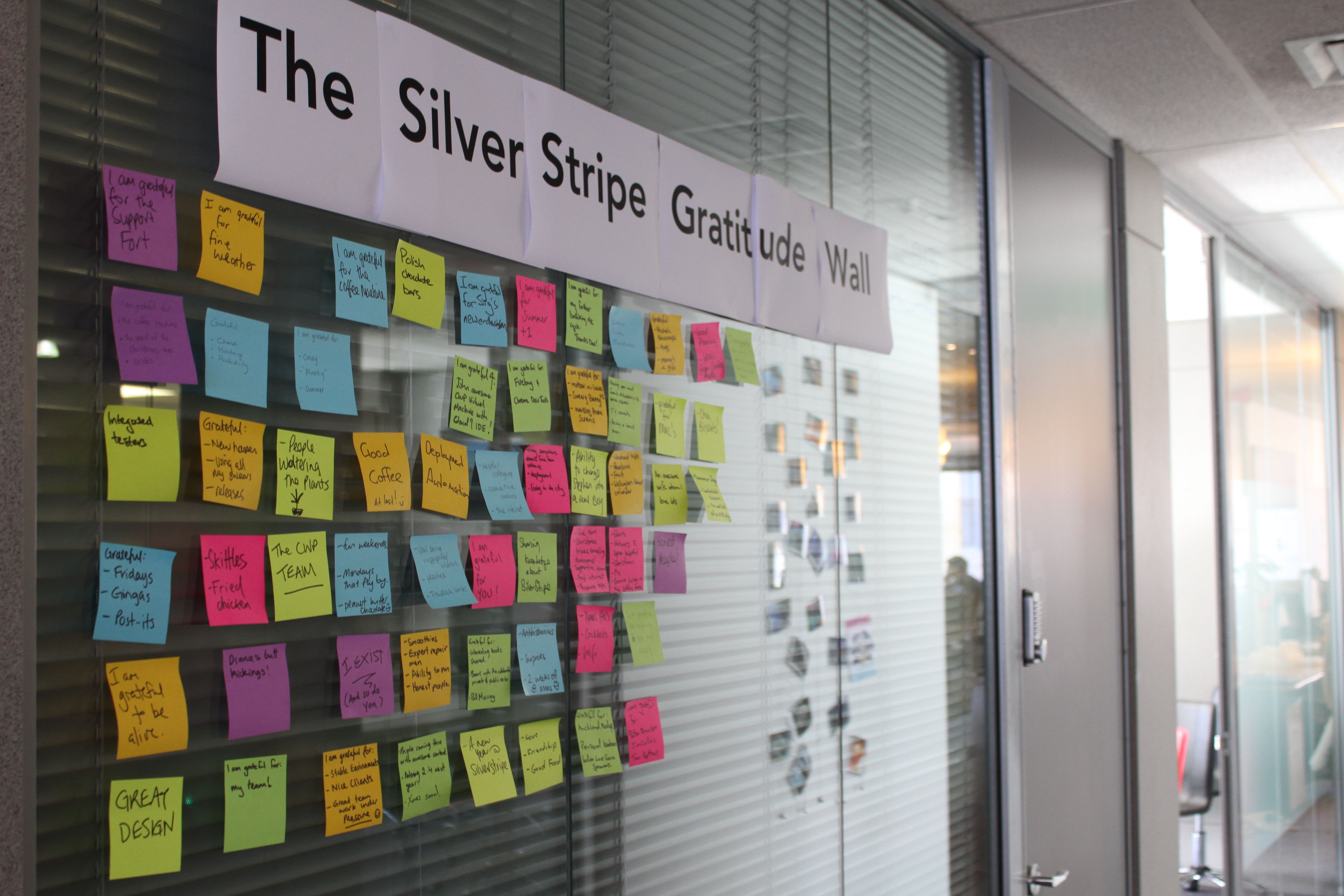 The SilverStripe Gratitude Wall